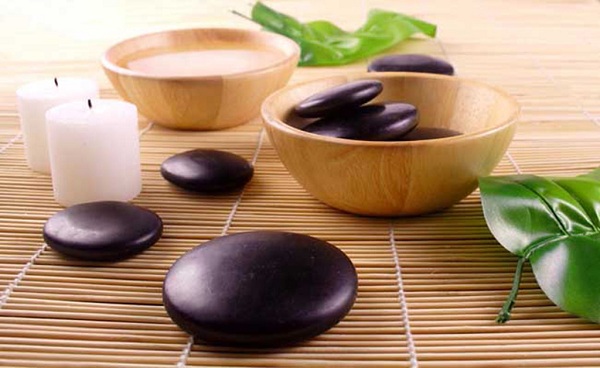 Đá massage tròn trung thích hợp cho các home spa